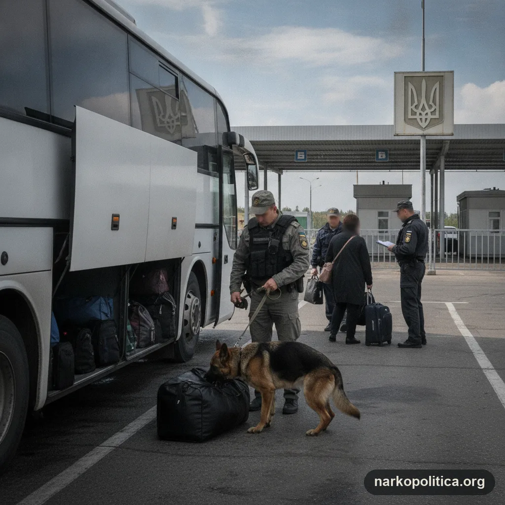 На «Дякове» службовий пес знайшов наркотики в автобусі