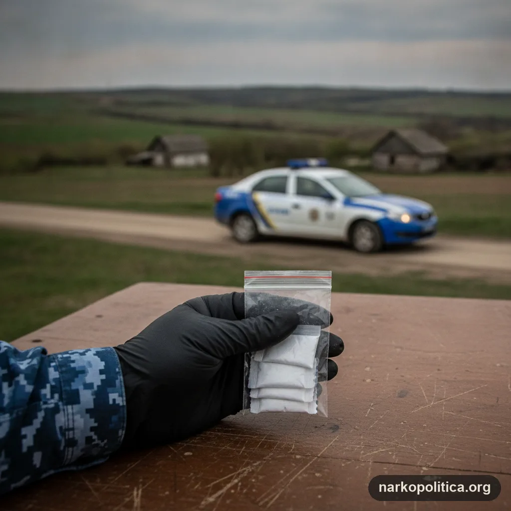На Житомирщині чоловіка затримали з 14 згортками амфетаміну
