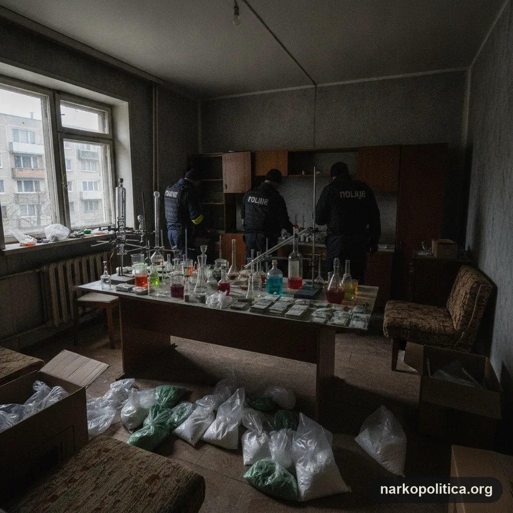 У Луцьку затримано групу за виготовлення та збут психотропів
